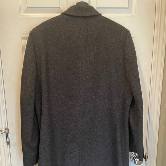 🔥 Like New! Saks Fifth Avenue Men’s Wool Coat - Picture 2 of 14